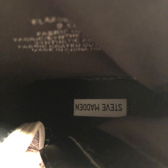 Steve Madden Snake Print Ankle Boots - Picture 7 of 7